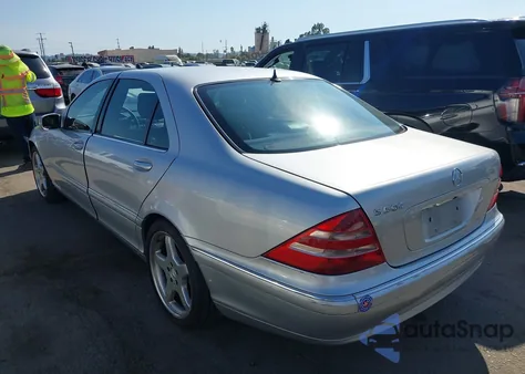 2000 Mercedes-Benz S 500 из США, поврежденный, VIN WDBNG75J3YA074707